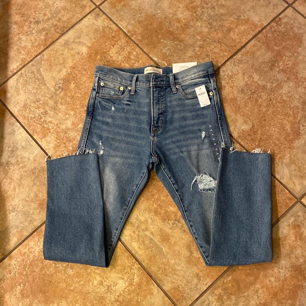 Gap High Rise Slim Straight Stretch NWT